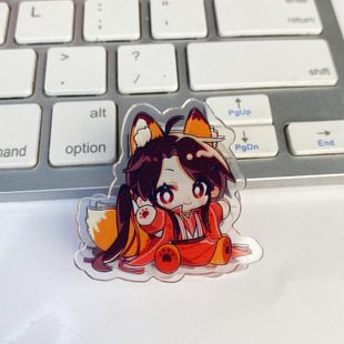 Kapibala double-sided PP clip cartoon cute acrylic fart clip learning office desktop test paper creative clip