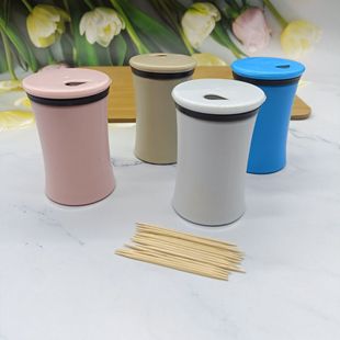 One dollar store two dollar store toothpick box plastic toothpick tube refined toothpick box European toothpick box one dollar wholesale