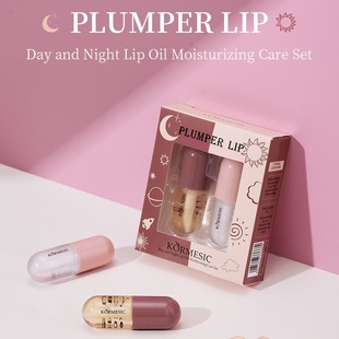 KORMESIC day and night lip oil LIP OIL moisturizing care suit anti-dry cross-border foreign trade manufacturers wholesale