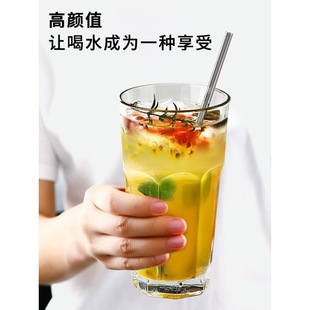Libi octagonal cup pentagram glass household milk juice cup beer cup Gibraltar Cup LOGO