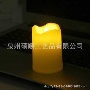 Factory LED simulation battery powered candle timing street light wedding bar restaurant Buddha candle Park