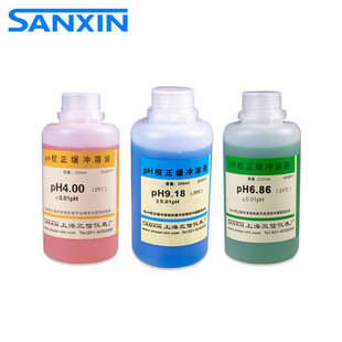Sanxin PH correction standard buffer solution conductivity correction ORP correction solution manufacturers straight hair spot postage