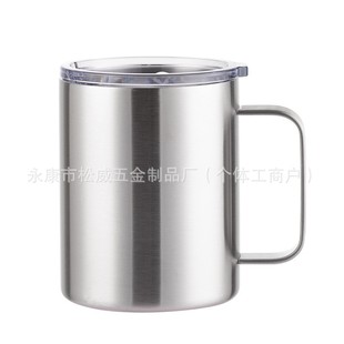 Amazon нержавеющая сталь вакуум 12oz ручка чашка офисная чашка 12oz кофейная чашка производитель прямой поставки