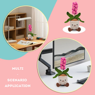 Cross-border new woven hyacinth pot material package hook le handmade DIY knitted wool suit