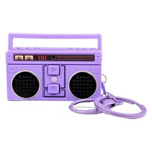 Vintage Classic Radio Retro Recorder Couple Gift Keychain Mini Recordable Pendant Gift Wholesale