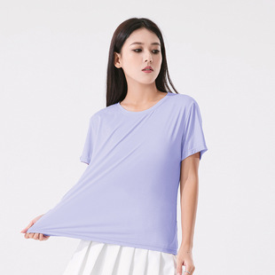 25 Summer Quick-drying T-shirt Men's Loose Breathable Sweat-wicking Quick-drying Short-sleeved T-shirt Women's Breathable T-shirt Base Shirt Disang Cotton