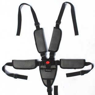 5-point seat belt 3-point fixed belt children's dining chair accessories baby stroller stroller seat belt