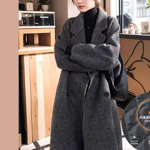 2025 Winter New Korean Coat cotton and thickening Wool Coat Coat Loose Thickened Coat Other