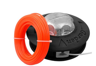 Lawn mower disassembly-free aluminum head grass head grass rope grass head universal wear-resistant nylon rope steel wire serration