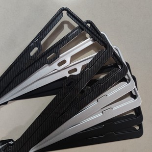 Factory direct supply new energy green brand alloy license plate frame number plate frame license plate frame wholesale exterior modification