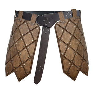 Medieval Leather Skirt Armor BC Nordic Viking Style Vintage COSPLAY Props Amazon TEMU Cross Border