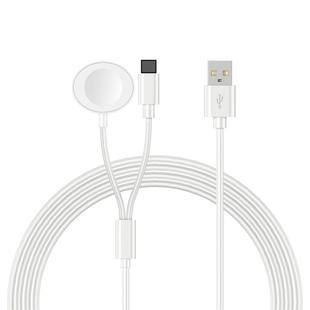 New Oval two-in-one watch wireless charging, mobile phone charging line data line