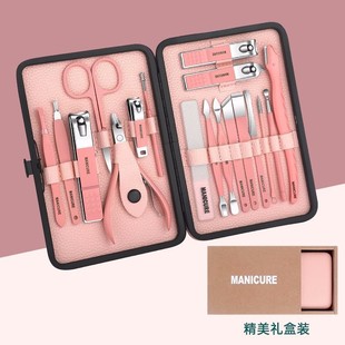 in stock stainless steel nail clippers suit rose gold nail clippers dead skin repair knife nail clippers suit nail tools
