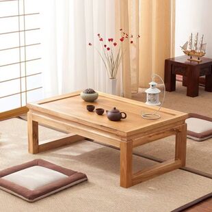 Solid Wood Tatami Coffee Table, Bay Window Table, Kang Table, Balcony Small Table, Simple Tatami Tea Table, Chinese Table, Guqin Table