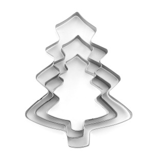 Christmas Stainless Steel Biscuit Mold Baking Tools DIY Cookie Biscuit Pastry Flip Sugar Tool Set