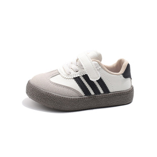 2024 Spring and Autumn New Children's Training Board Shoes Boys and Girls Non-slip Casual Shoes Mid-age Children's Trendy Soft-soled Running Shoes