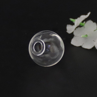 Wholesale handmade glass ball crystal ball DIY jewelry accessories necklace pendant accessories spherical glass cover multi specifications