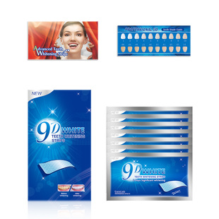 9d Chinese 7 pairs of teeth stickers a generation of hair
