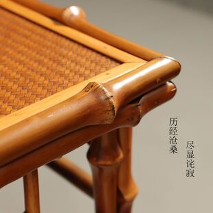 Handmade stone dried bamboo tea table home Zen tatami tea table tea table square low table small kang table