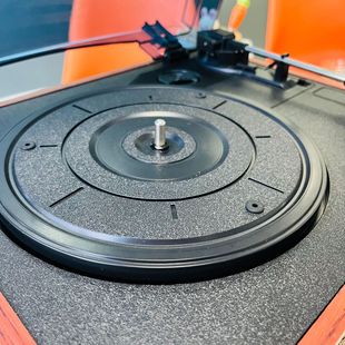 New vinyl record player audio living room fashion retro wooden phonograph with cover dustproof bluetooth speaker gift