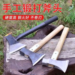 Rail Steel Hand Forged Axe Home Cutting Wood Cutting Tree Cutting Wood Cutting Axe Multifunctional Mountain Cutting Wood Axe Woodwork Axe