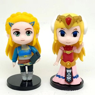 6 легенд Zelda игра ручной работы Q версия Linke Princess Zelda яйцо кручивание куклы