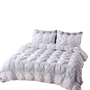 Cotton twisted flower 95 white goose down quilt high-end quilt core quilt spring and autumn quilt hotel solid color winter warm winter quilt