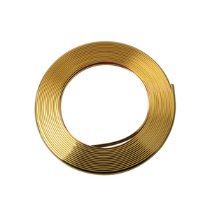Automobile electroplated wheel hub decorative strip tire steel ring middle mesh decorative paste anti-scratch strip line anti-scratch anti-collision strip protective ring