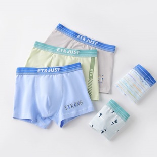 Wholesale 5 Pack ETXJUST Children's Underwear Cotton Boys' Underwear Big Kids Boys Kids Baby Boxers