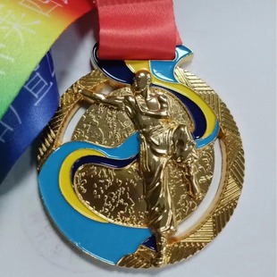 Old silversmith factory direct supply gold, silver and copper medal manufacturers wholesale staff honor recognition games award formulation