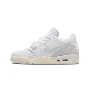 AJ312low Baiyin Men's and Women's Basketball Shoes sneaker Chicago Pure Original Low-help Putian Couple White Blue and White