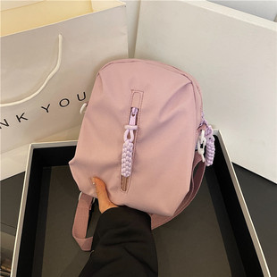 Cute Small Bag Women's 2024 New Girl Student Crossbody Bag Portable Large Capacity Trendy Soft Girl Transparent Baby Bag Trendy