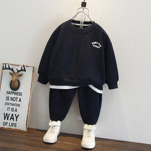 Boys' Spring Clothes Children's suit 2025 Spring New Baby Sweat Boys Sports suit Children's Clothes Handsome Fashionable