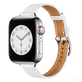 Подходит для Apple Watch ремешок iwatch5678s с одним кольцом ремешок маленькая Талия Тонкий ремешок из воловьей кожи оптом