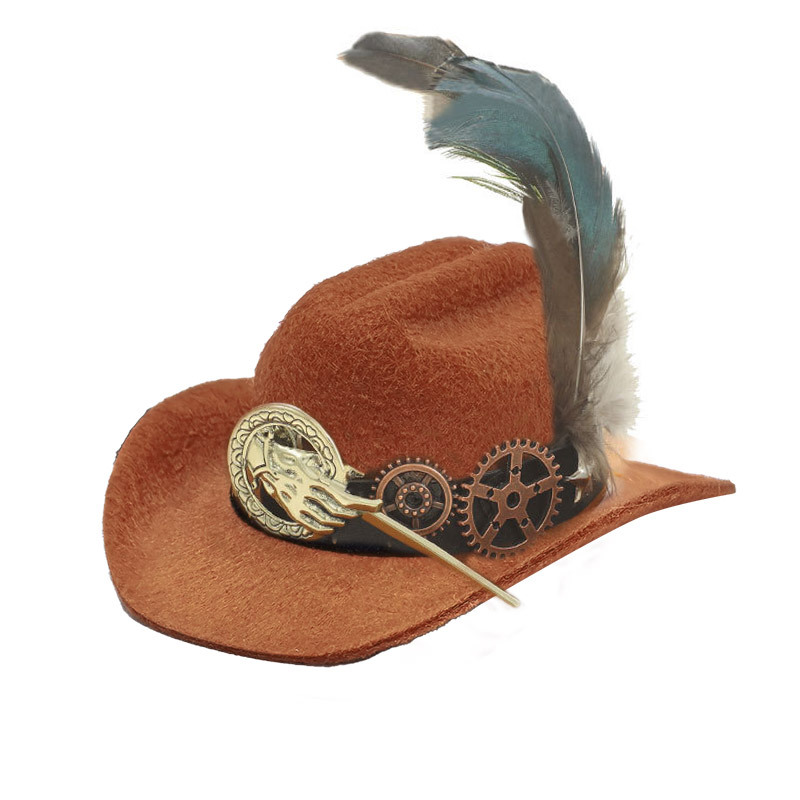 Weilai Car Nano Robot Western Cowboy Hat Wenjie M8M9 Car Interior Decoration Es6Es8 Ornaments