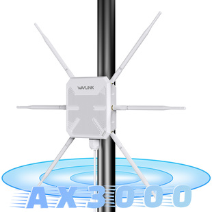 WiFi 6 AX3000 Dual Band Long Range AP Signal Coverage IP67 Waterproof Repeater Amplifier