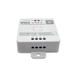 SP631E 1CH PWM монохромный СВЕТОДИОДНЫЙ Контроллер приложение для мобильного телефона 2,4 г сенсорный пульт дистанционного управления 86 Box контроллер