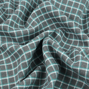 in stock TR yarn-dyed plaid fabric plaid shirt uniform pleated skirt suit top luggage shoes hat fabric