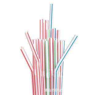 Disposable Color Bendable Straw Soy Milk Beverage Coke Plastic Straw Food Grade PP Straw in stock