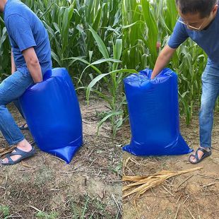 Green storage forage fermentation bag silage corn straw increased thickening forage blue plastic yellow storage fermentation bag