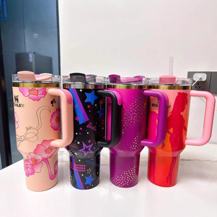 Новый стакан Стэнли 304 из нержавеющей стали Ice Ba Cup 40oz Автомобильный кубок портативный автомобильный стакан для соломки оптом