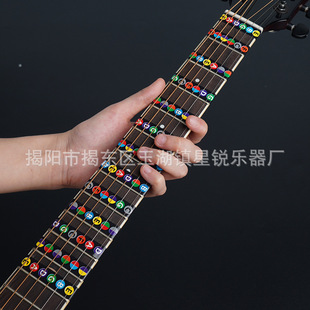Guitar fingerboard sticker guitar fretboard stickers beginner guitar introduction 12-tone scale sticker