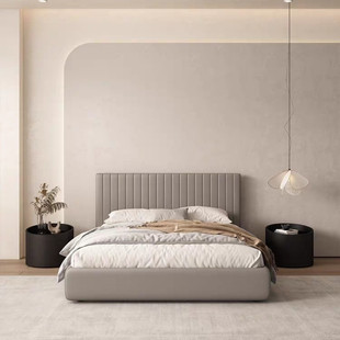 Milan Feel Italian Minimalist Smoked Bedside Table Internet Celebrity Bedroom Designer Solid Wood Round Ins Bedside Cabinet