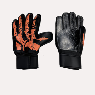 Cross Border Goalkeeper Goalkeeper Gloves Skull Bone Section Sports Protection Long Finger Gloves