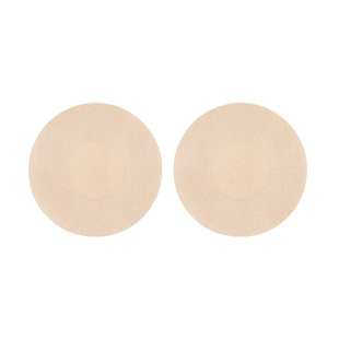 Non-woven disposable nipple stickers cross-border round heart silicone invisible chest stickers anti-bump anti-exposure plum blossom nipple stickers