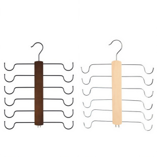 Multi-layer Underwear Camisole Storage Hanger Cross-border Hot-selling Solid Wood Combinable Multifunctional Bra Storage Hanging