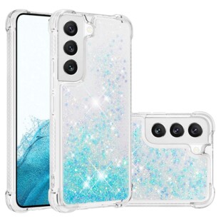 For Samsung S23FE four-corner drop-resistant quicksand mobile phone case Samsung S25 Ultra TPU liquid protective case