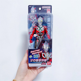Genuine Wandai Ultraman sound-making super movable doll axe Mengbi Yousi Gauss TEGA children's toy