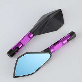 Motorcycle modified aluminum alloy rearview mirror rearview mirror rearview mirror street bike Sports Car Rearview Mirror