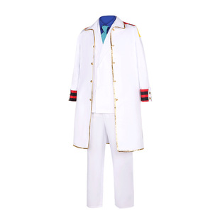 One piece cos clothing Navy General Iron Fist Karp cosplay performance clothing anime role play costume full set